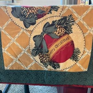 A Merry Christmas Reversible table runner